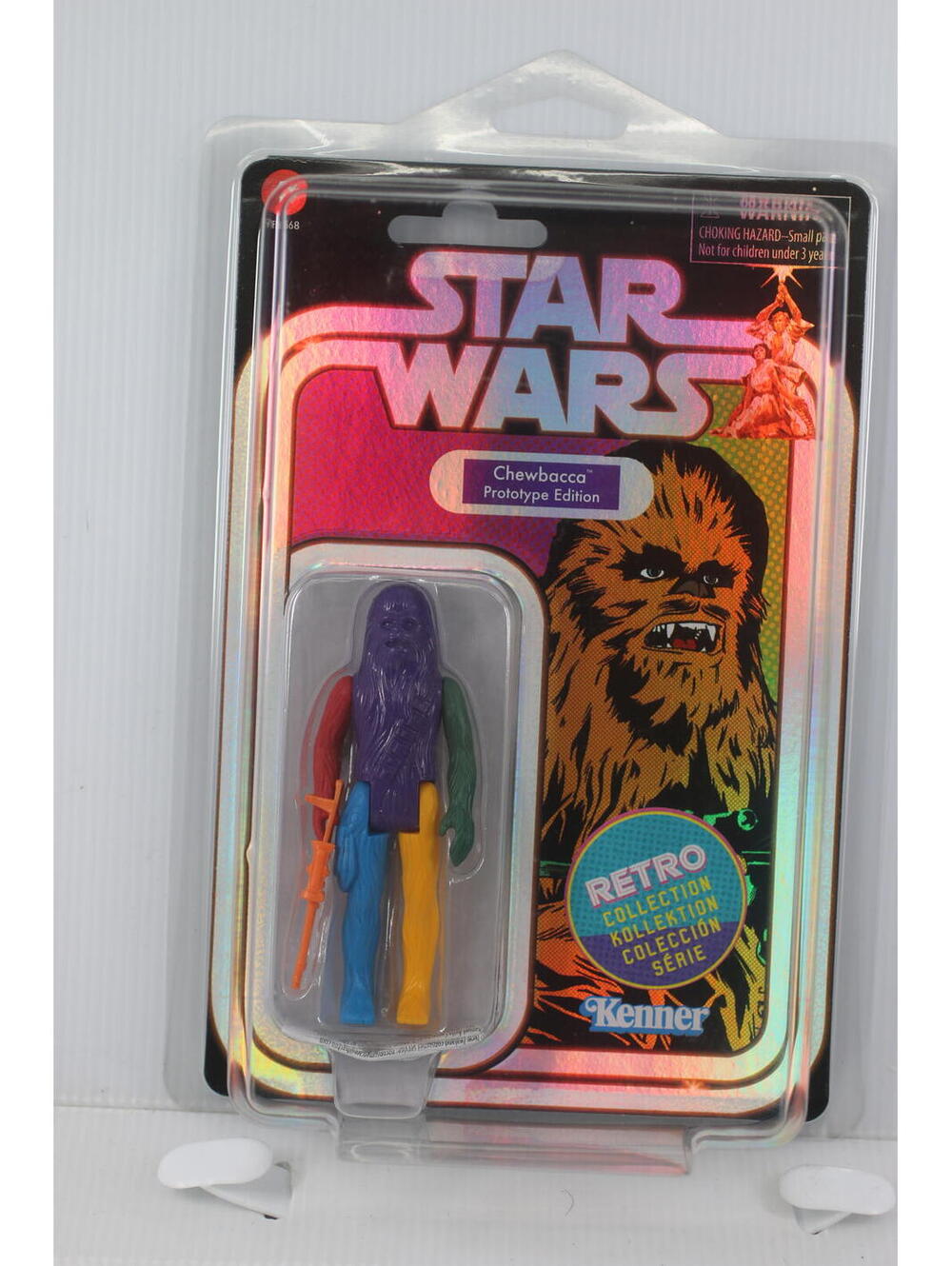Star Wars CHEWBACCA Prototype Edition Retro Collection Purple Head action figure